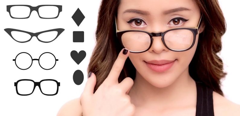 Selecting Eyeglasses or Frames According To Type of Face