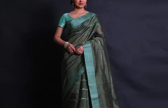 Elegance in Silver and Silk: A Complete Guide to Silver Vaddanam Pricing and Plain Parrot Green Sarees